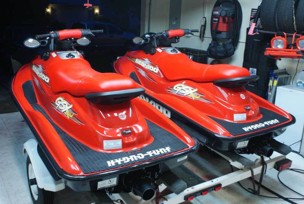 GelCoat Restoration Pair of '98 SeaDoo Jet Skis by AutoLavish